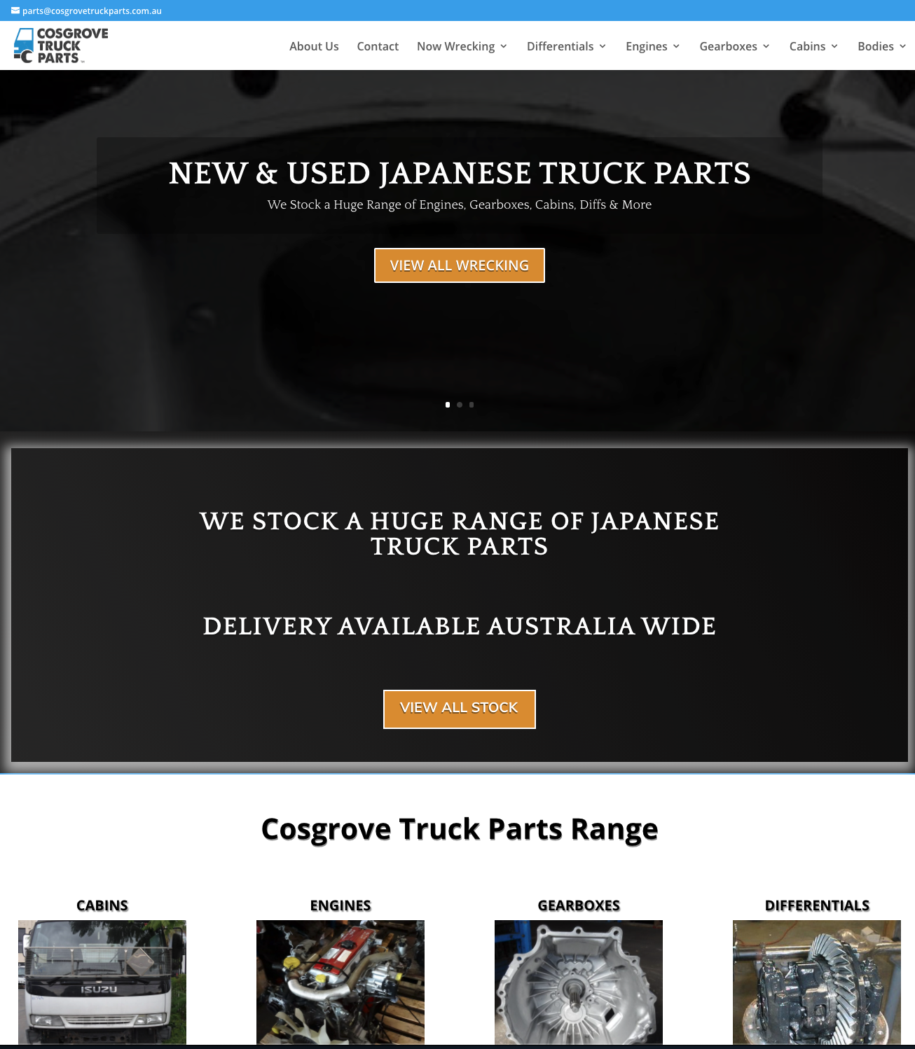 AJW Strategic Website Design_Cosgrove Trucks